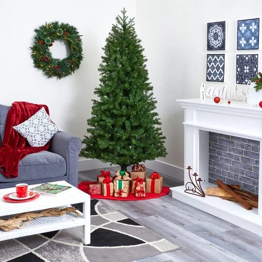 6.5ft. Pre-Lit Vancouver Spruce Artificial Christmas Tree, Warm White LED Lights 12 6.5ft. Pre-Lit Vancouver Spruce Artificial Christmas Tree, Warm White LED Lights - Image 10