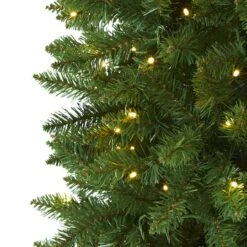 6.5ft. Pre-Lit Green Mountain Pine Artificial Christmas Tree, Clear LED Lights 14 6.5ft. Pre-Lit Green Mountain Pine Artificial Christmas Tree, Clear LED Lights -Northlight Shop D255926S 3
