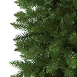 6.5ft. Pre-Lit Green Mountain Pine Artificial Christmas Tree, Clear LED Lights 15 6.5ft. Pre-Lit Green Mountain Pine Artificial Christmas Tree, Clear LED Lights -Northlight Shop D255926S 4