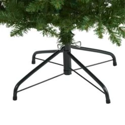 6ft. Pre-Lit Green Mountain Pine Artificial Christmas Tree, Clear LED Lights -Northlight Shop D255927S 4