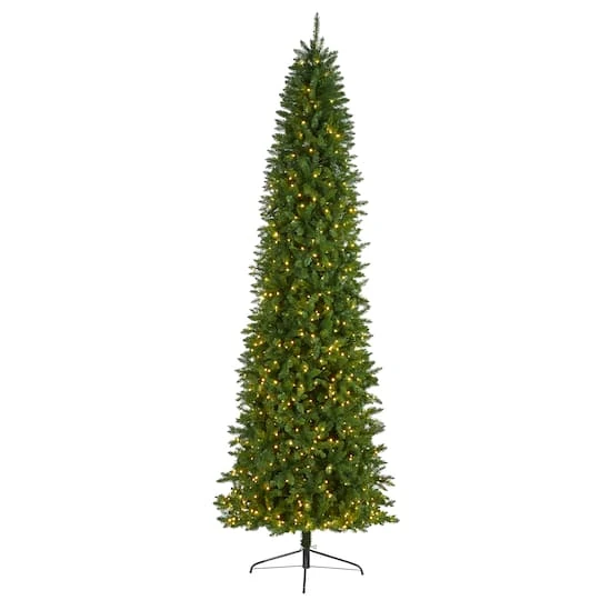 10ft. Pre-Lit Green Mountain Pine Artificial Christmas Tree, Clear LED Lights 4 10ft. Pre-Lit Green Mountain Pine Artificial Christmas Tree, Clear LED Lights - Image 2