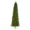 10ft. Pre-Lit Green Mountain Pine Artificial Christmas Tree, Clear LED Lights