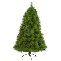 6.5ft. Pre-Lit Green Scotch Pine Artificial Christmas Tree With Clear LED Lights 14 6.5ft. Pre-Lit Green Scotch Pine Artificial Christmas Tree With Clear LED Lights -Northlight Shop D255938S 3
