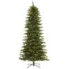 9ft. Pre-Light Belgium Fir Artificial Christmas Tree, Clear LED Lights