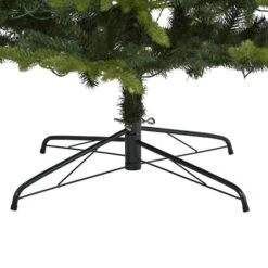 9ft. Pre-Light Belgium Fir Artificial Christmas Tree, Clear LED Lights -Northlight Shop D255969S 4