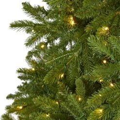 9ft. Pre-Lit Sierra Spruce Artificial Christmas Tree, Clear LED Lights 13 9ft. Pre-Lit Sierra Spruce Artificial Christmas Tree, Clear LED Lights -Northlight Shop D255982S 3