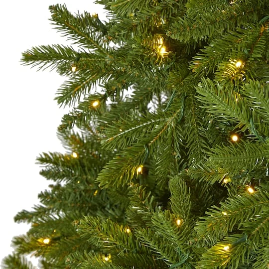 9ft. Pre-Lit Sierra Spruce Artificial Christmas Tree, Clear LED Lights 6 9ft. Pre-Lit Sierra Spruce Artificial Christmas Tree, Clear LED Lights - Image 4