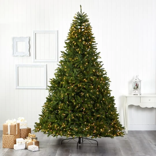 9ft. Pre-Lit Sierra Spruce Artificial Christmas Tree, Clear LED Lights 5 9ft. Pre-Lit Sierra Spruce Artificial Christmas Tree, Clear LED Lights - Image 3