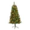 5ft. Pre-Lit Norway Mixed Pine Artificial Christmas Tree, Clear LED Lights -Northlight Shop D255985S 1