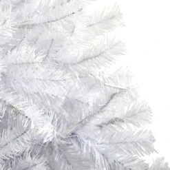 6ft. Unlit White Artificial Christmas Tree 12 6ft. Unlit White Artificial Christmas Tree -Northlight Shop D256004S 3