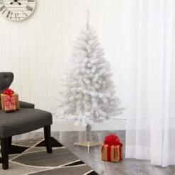 6ft. Unlit White Artificial Christmas Tree 11 6ft. Unlit White Artificial Christmas Tree -Northlight Shop D256004S 6