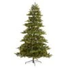7.5ft. Pre-Lit Yukon Mountain Fir & Pinecones Artificial Christmas Tree With Clear Lights 1 7.5ft. Pre-Lit Yukon Mountain Fir & Pinecones Artificial Christmas Tree With Clear Lights -Northlight Shop D256090S 1