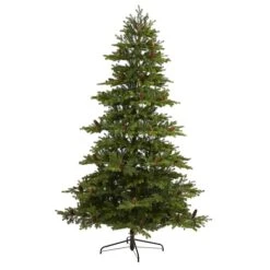 7.5ft. Pre-Lit Yukon Mountain Fir & Pinecones Artificial Christmas Tree With Clear Lights 19 7.5ft. Pre-Lit Yukon Mountain Fir & Pinecones Artificial Christmas Tree With Clear Lights -Northlight Shop D256090S 3