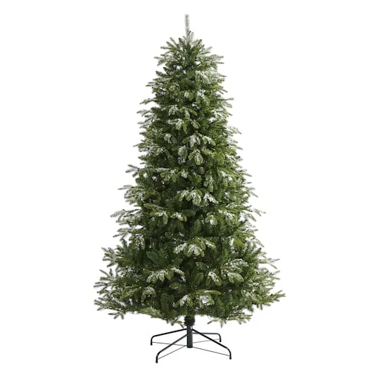 7ft. Pre-Lit Snowed Grand Teton Artificial Christmas Tree With Clear LED Lights 6 7ft. Pre-Lit Snowed Grand Teton Artificial Christmas Tree With Clear LED Lights - Image 4