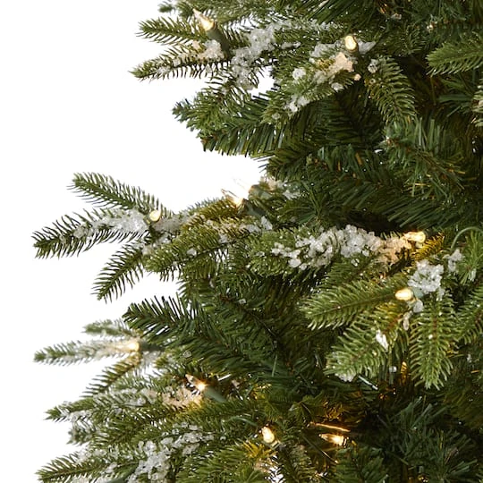 7ft. Pre-Lit Snowed Grand Teton Artificial Christmas Tree With Clear LED Lights 7 7ft. Pre-Lit Snowed Grand Teton Artificial Christmas Tree With Clear LED Lights - Image 5