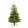 4ft. Pre-Lit North Carolina Spruce Artificial Christmas Tree, Clear LED Lights -Northlight Shop D256103S 1