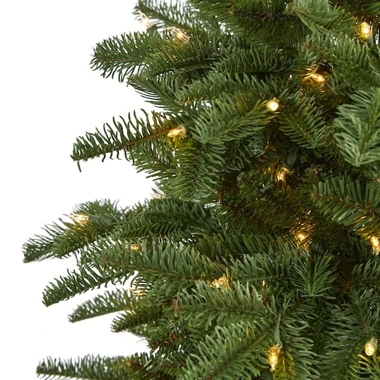 6ft. Pre-Lit South Carolina Fir Artificial Christmas Tree, Clear LED Lights 6 6ft. Pre-Lit South Carolina Fir Artificial Christmas Tree, Clear LED Lights - Image 4