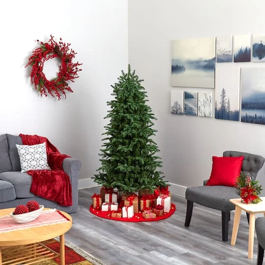 6ft. Pre-Lit South Carolina Fir Artificial Christmas Tree, Clear LED Lights 8 6ft. Pre-Lit South Carolina Fir Artificial Christmas Tree, Clear LED Lights - Image 6