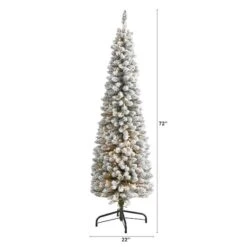 6ft. Pre-Lit Artificial Christmas Tree, Clear Lights 17 6ft. Pre-Lit Artificial Christmas Tree, Clear Lights -Northlight Shop D256121S 2