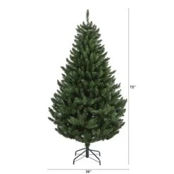 6ft. Unlit Northern Rocky Spruce Artificial Christmas Tree -Northlight Shop D256123S 2