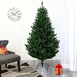 6ft. Unlit Northern Rocky Spruce Artificial Christmas Tree -Northlight Shop D256123S 5