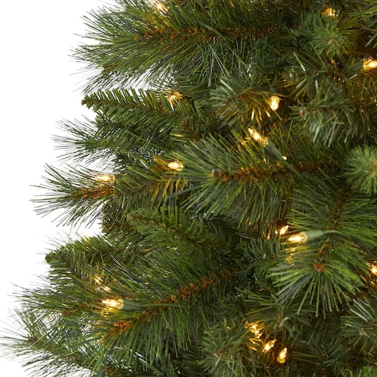 7.5ft. Pre-Lit West Virginia Mountain Pine Artificial Christmas Tree, Clear LED Lights 6 7.5ft. Pre-Lit West Virginia Mountain Pine Artificial Christmas Tree, Clear LED Lights - Image 4