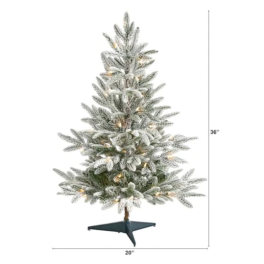 3ft. Pre-Lit Manchester Spruce Artificial Christmas Tree, Clear LED Lights 10 3ft. Pre-Lit Manchester Spruce Artificial Christmas Tree, Clear LED Lights - Image 8