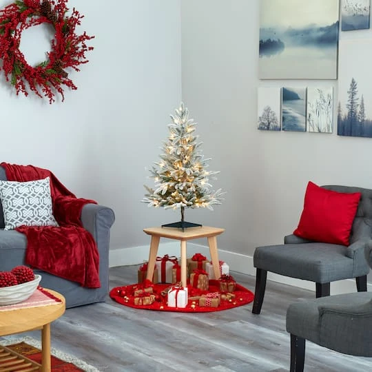 3ft. Pre-Lit Manchester Spruce Artificial Christmas Tree, Clear LED Lights 9 3ft. Pre-Lit Manchester Spruce Artificial Christmas Tree, Clear LED Lights - Image 7