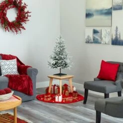 3ft. Pre-Lit Manchester Spruce Artificial Christmas Tree, Clear LED Lights 15 3ft. Pre-Lit Manchester Spruce Artificial Christmas Tree, Clear LED Lights -Northlight Shop D256158S 7