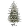 4.5ft. Pre-Lit Manchester Spruce Artificial Christmas Tree, Clear LED Lights 1 4.5ft. Pre-Lit Manchester Spruce Artificial Christmas Tree, Clear LED Lights -Northlight Shop D256159S 1
