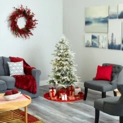 5ft. Pre-Lit Nova Scotia Spruce Artificial Christmas Tree, Warm White LED Lights -Northlight Shop D256162S 6