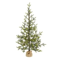 4ft. Pre-Lit Fraser Fir Artificial Christmas Tree, Clear LED Lights