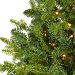 5ft. Pre-Lit Fraser Fir Artificial Christmas Tree, Clear LED Lights 11 5ft. Pre-Lit Fraser Fir Artificial Christmas Tree, Clear LED Lights -Northlight Shop D256174S 3