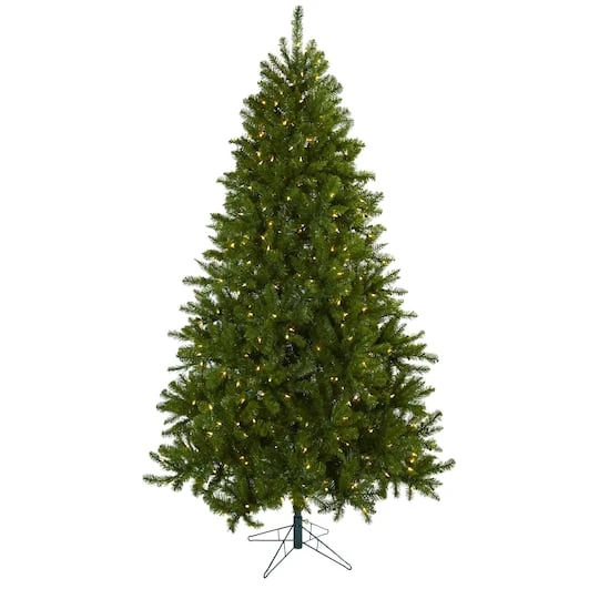 7.5ft. Pre-Lit Windermere Christmas Tree, Clear Lights 3 7.5ft. Pre-Lit Windermere Christmas Tree, Clear Lights