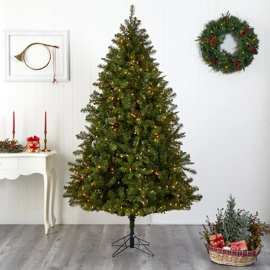 7.5ft. Pre-Lit Windermere Christmas Tree, Clear Lights 8 7.5ft. Pre-Lit Windermere Christmas Tree, Clear Lights - Image 6