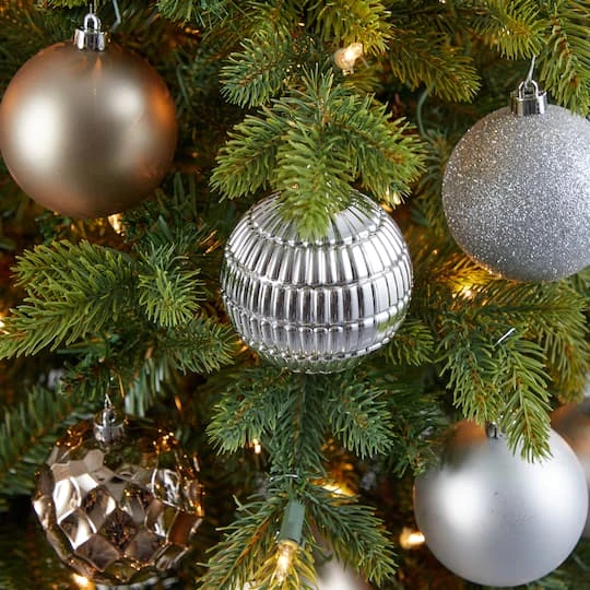 40ct. 3" Gold & Silver Shatterproof Ball Ornaments 7 40ct. 3" Gold & Silver Shatterproof Ball Ornaments - Image 5