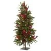 3ft. Unlit Pine & Berry Artificial Christmas Tree 2 3ft. Unlit Pine & Berry Artificial Christmas Tree -Northlight Shop D322434S 11