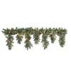 Haute Décor 6ft. Classic Cascading Mantle Swag Garland -Northlight Shop D330228S 1