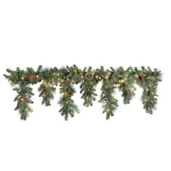 Haute Décor 6ft. Classic Cascading Mantle Swag Garland