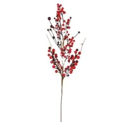Artificial Red Snow Berry Spray, 3ct. 9 Artificial Red Snow Berry Spray, 3ct. -Northlight Shop D333935S 1