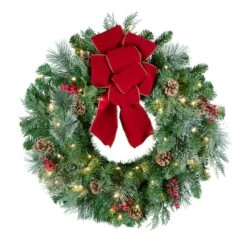 Haute Decor 24" Classic LED Wreath -Northlight Shop D348953S 1 1