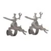 Original MantleClip® Pewter Reindeer Icons Stocking Holders, 2ct. 1 Original MantleClip® Pewter Reindeer Icons Stocking Holders, 2ct. -Northlight Shop D349366S 1