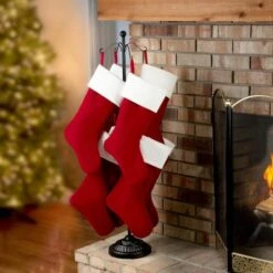Haute Decor Black Adjustable Stocking Tree 11 Haute Decor Black Adjustable Stocking Tree -Northlight Shop D349373S 3