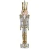 Haute Decor 37" Gold & Silver Christmas Nutcracker -Northlight Shop D349410S 1
