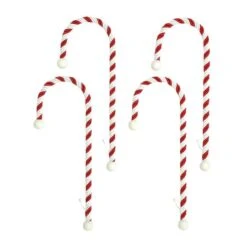 Haute Decor Classic Candy Cane Stocking Holders, 4ct. -Northlight Shop D349423S 1 1
