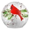 Haute Decor 6" Lighted Cardinal Christmas Globe -Northlight Shop D349425S 1