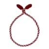 Haute Decor 16" Red & White Decorative Twist Ties, 6ct. -Northlight Shop D349492S 1