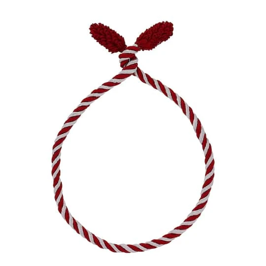 Haute Decor 20" Red & White Decorative Twist Ties, 6ct. 4 Haute Decor 20" Red & White Decorative Twist Ties, 6ct. - Image 2