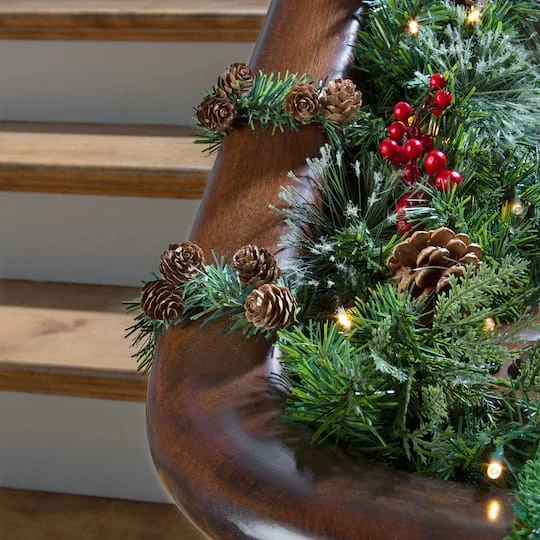 Haute Decor GarlandTies 14" Noble Pine Ties With Pinecones, 20ct. 5 Haute Decor GarlandTies 14" Noble Pine Ties With Pinecones, 20ct. - Image 3