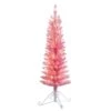 4ft. Pre-Lit Cotton Candy Pink Flocked Fir Artificial Christmas Tree, Clear Lights 1 4ft. Pre-Lit Cotton Candy Pink Flocked Fir Artificial Christmas Tree, Clear Lights -Northlight Shop D349521S 1